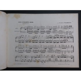 NACHMANN Maurice Les Lingots d'Or Piano ca1850