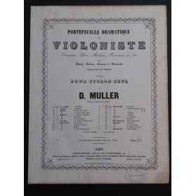 DONIZETTI G. La Fille du Régiment Muller Violon seul ca1850