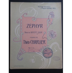 CHARLIER Théo Zéphyr Chant Piano