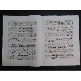 BEETHOVEN Quatuor op 59 No 1 Fa Majeur Piano 4 mains ca1860