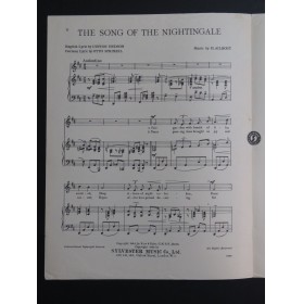 AILBOUT H. The Song of the Nightingale Chant Piano 1933