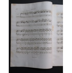 CZERNY Charles Fantaisie motif de Raimondi Piano 4 mains ca1840