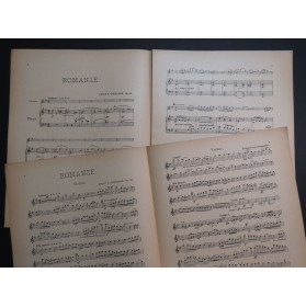 SVENDSEN Johan S. Romanze Violon Piano 1920