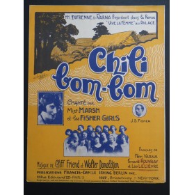 DONALDSON Walter Chili Bom Bom Chant Piano 1924