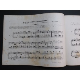 MIKEL J. Quadrille Anglais Danse Piano ca1855