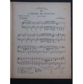 FRÉMAUX L'Heure du Dancing Piano 1921