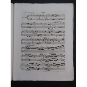 WEBER Sonate op 39 Piano 4 mains ca1860