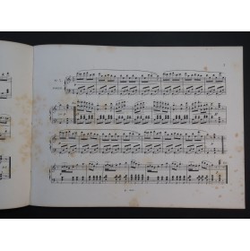 LONGUEVILLE Alphonse Le Chalet du Bois de Boulogne Piano ca1850