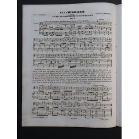 MARQUERIE A. Une Chinoiserie Chant Piano ca1850
