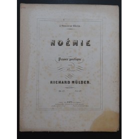 MÜLDER Richard Noémie Piano ca1852