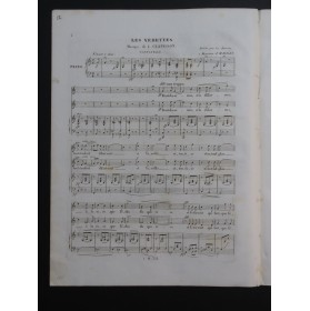 CLAPISSON Louis Les Vedettes Chant Piano ca1840