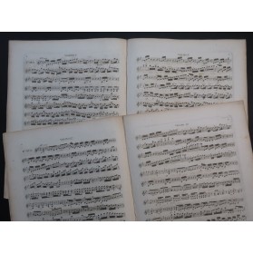 ALDAY Francisque Trois Grands Duos op 6 2 Violons ca1820
