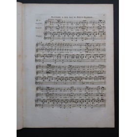 BLANGINI Félix Huit Nocturnes Italiens Chant Piano ou Harpe ca1810