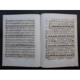 BLANGINI Félix Huit Nocturnes Italiens Chant Piano ou Harpe ca1810