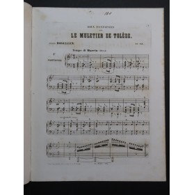 ROSELLEN Henri Fantaisie sur Le Muletier de Tolède No 1 Piano ca1855