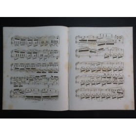 THALBERG S. Barcarolle op 60 Piano 1845