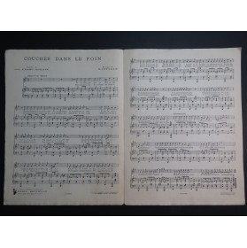 MIREILLE Couchés dans le Foin Chant Piano 1932