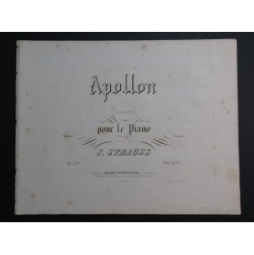 STRAUSS Johann Apollon Piano ca1842