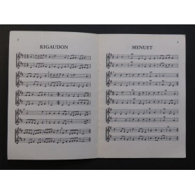 BODIN DE BOISMORTIER Joseph Duetten Flûtes ou Flûtes à bec