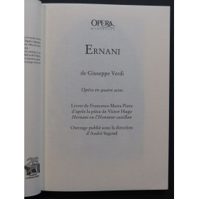 VERDI Giuseppe Ernani Livret 1999