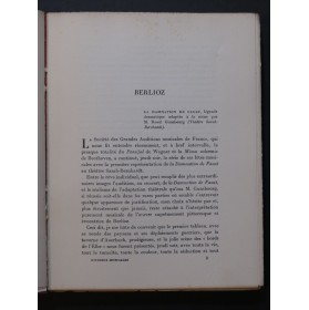 FAURÉ Gabriel Opinions Musicales 1930