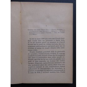 BRUNEAU Alfred A l'ombre d'un Grand Coeur Emile Zola 1932
