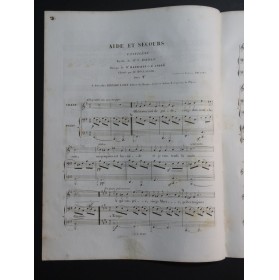 BARRAULT DE SAINT ANDRÉ Aide et Secours Chant Piano ca1840