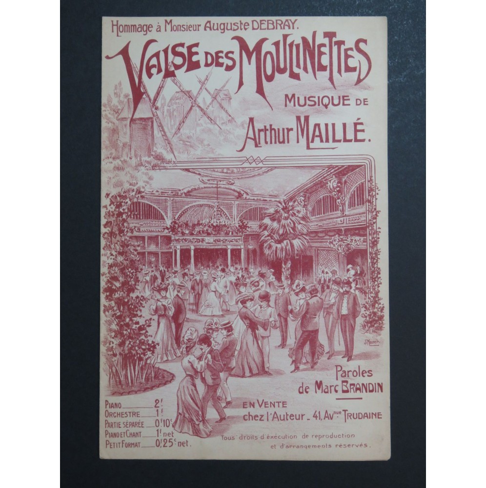 Valse des Moulinettes Arthur Maillé Chant