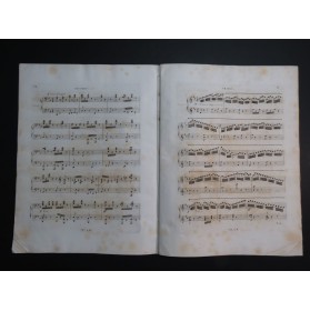 CZERNY Charles Air Napolitain Varié Piano 4 mains ca1840