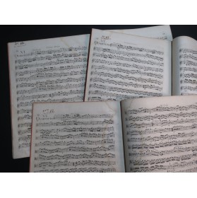 BLASIUS Matthieu Frédéric Six Quatuors op 12 Violons Alto ca1790