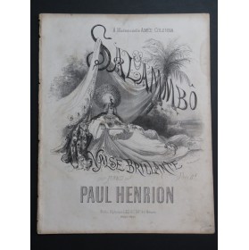 HENRION Paul Salammbô Piano ca1865