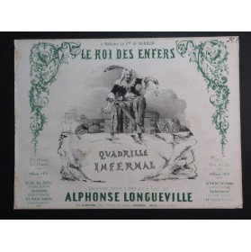 LONGUEVILLE Alphonse Le Roi des Enfers Piano 1853