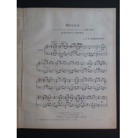 MARCHETTI F. D. Mexico Piano 1908