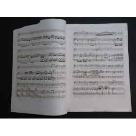 AUBER D. F. E. Concert à la Cour No 4 Chant Piano ca1825