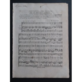 DELEPLANQUE Air de Paul et Virginie Chant Harpe ca1790