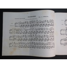 STRAUSS Isaac Pandore Piano ca1855