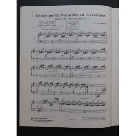 BACH J. S. Petits Préludes et Fuguettes Piano