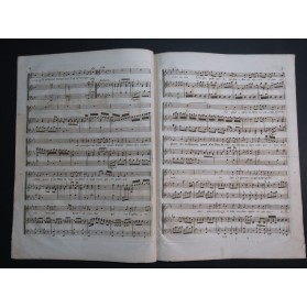 MOZART W. A. La Prise de Jericho Scène et Air Chant Piano ou Harpe ca1820