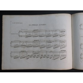 DE LISLE Charles La Polka à Paris Piano ca1850
