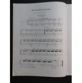 ROSELLEN Henri Mélodie de Donizetti Variée No 1 op 29 Piano 4 mains XIXe