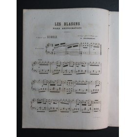 DESGRANGES Émile Les Blasons Piano ca1867