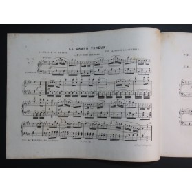 LONGUEVILLE Alphonse Le Grand Veneur Piano 1853