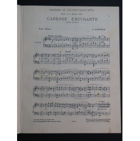 DANIELE A. Caresse Enivrante Piano 1906