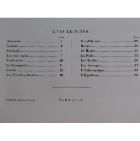 RAMEAU Jean-Philippe Pièces Livre Deuxième Clavecin 1861