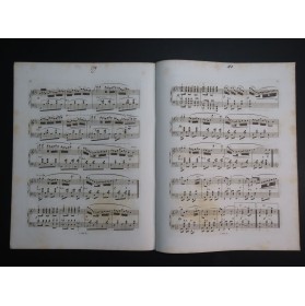 JOHN Charles Polacca op 16 Dédicace Piano ca1853