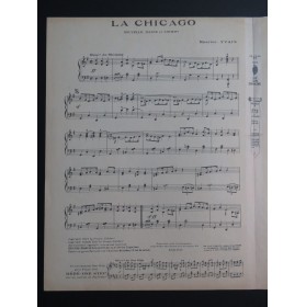 YVAIN Maurice La Chicago Piano 1921