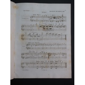 HÜNTEN François Son Nom ! Piano 4 mains ca1838