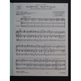 MENDELSSOHN Marche Nuptiale Orgue 1954