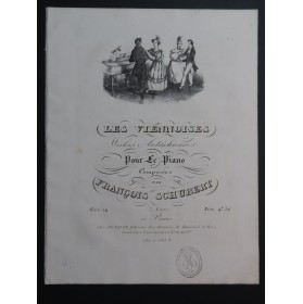 SCHUBERT Franz Les Viennoises Valses Autrichiennes op 18 2e Livre Piano ca1830