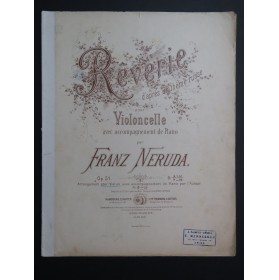 NERUDA Franz Rêverie d'après un Thème Russe Piano Violon